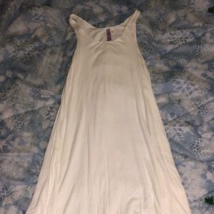 White dress button down back